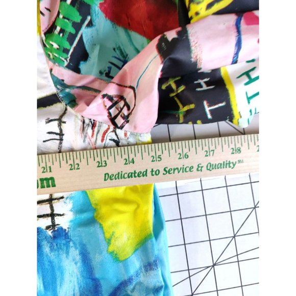 Members Only Jean-Michel Basquiat UNBREAKABLE Windbreaker Jacket Men’s Sz LG NEW - Picture 6 of 12